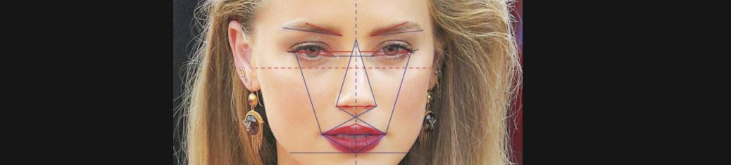 Женщина симметричность лица